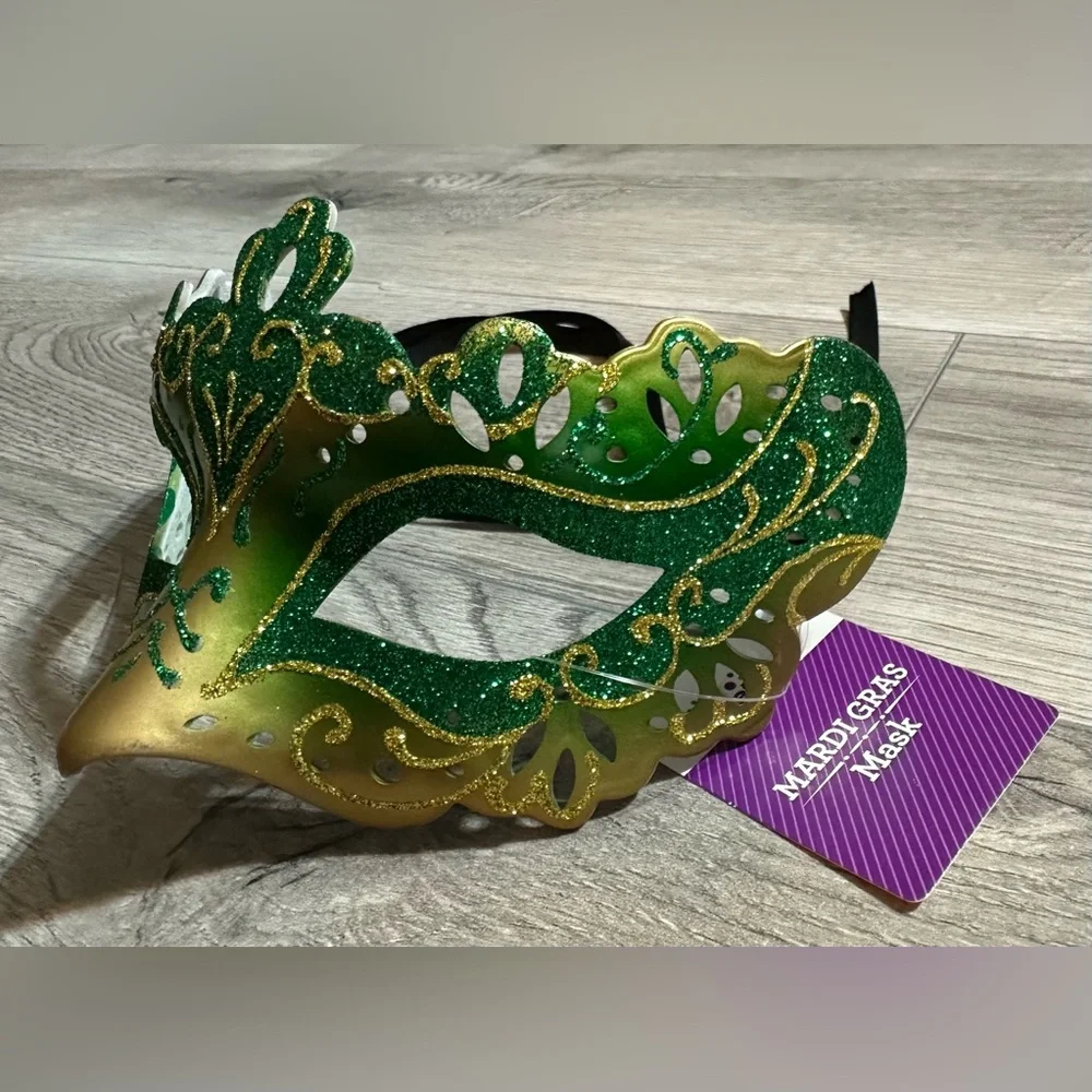 Mardi Gras Costume Mask-Adult Size. Wear It Or Decorate With It.